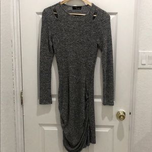Gray Sweater Dress